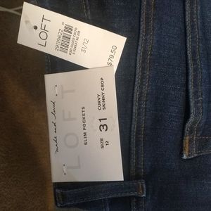Dark Jeans. The Brand is Loft. Size 12
